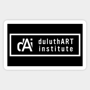 DAI Horizontal Logo White Magnet